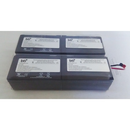 BATTERY TECHNOLOGY Replacement Maintenance-Free, Sealed Lead Acid Ups Battery Kit For RBC94-2U-BTI